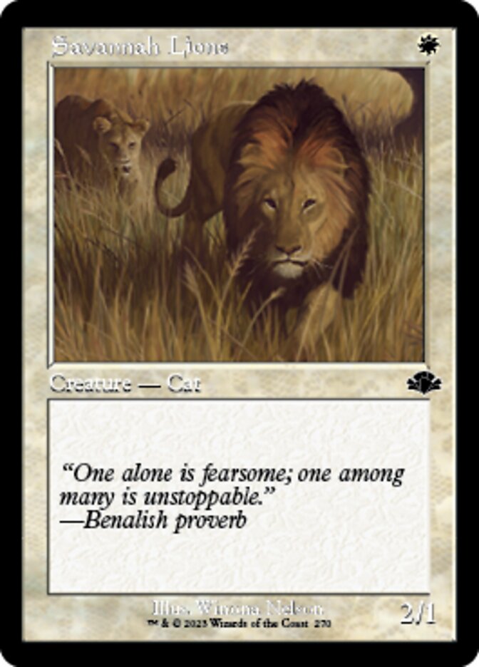 Savannah Lions (Retro) [Dominaria Remastered]