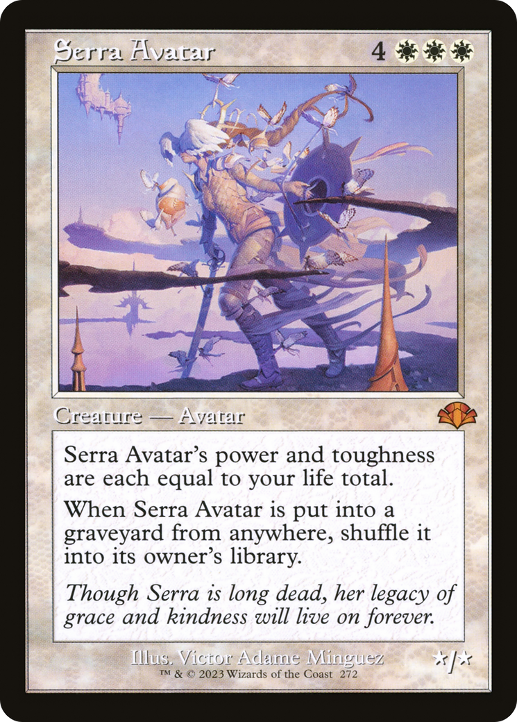 Serra Avatar (Retro) [Dominaria Remastered]
