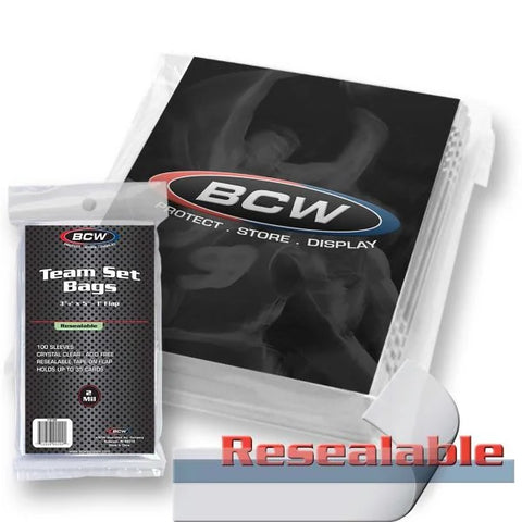 BCW: Resealable Team Set Bags