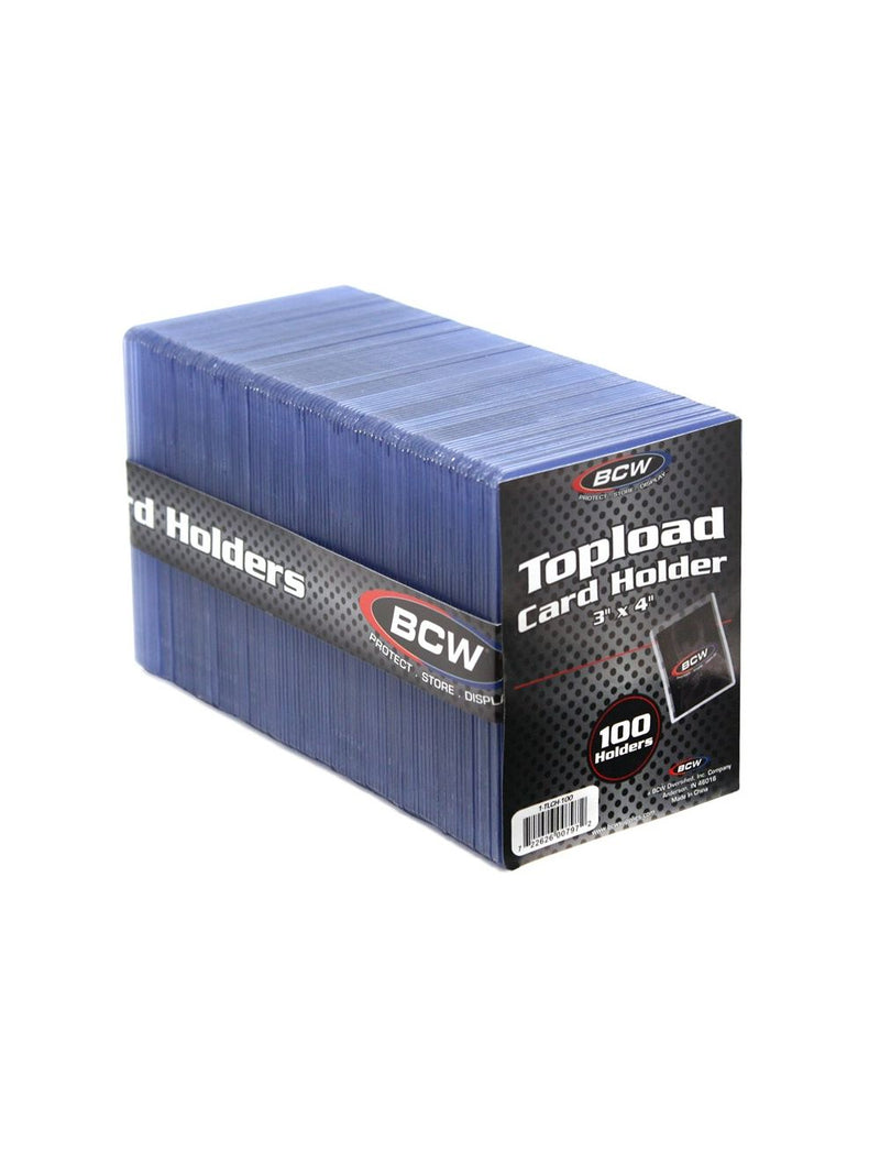 BCW: 3x4 Toploaders (100 Count)