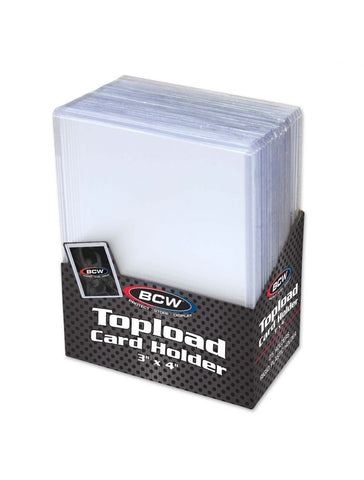 BCW: 3x4 Toploaders (25 count)
