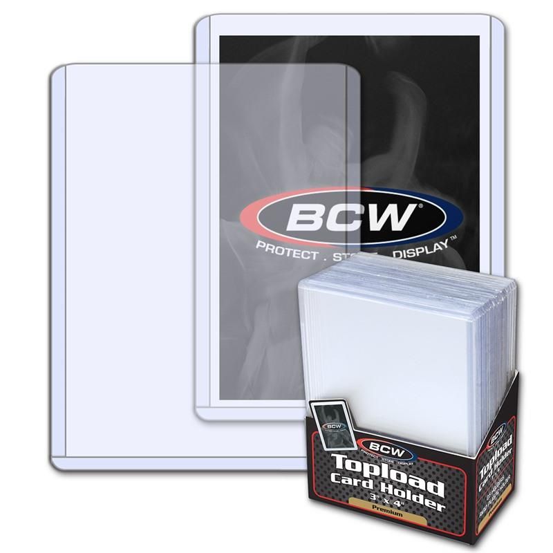 BCW: Premium 3x4 Toploaders (25 count)