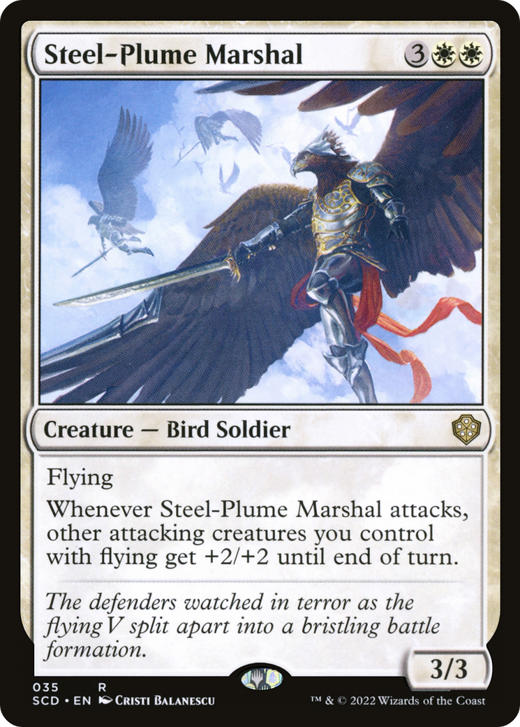 Steel-Plume Marshal [Starter Commander Decks]