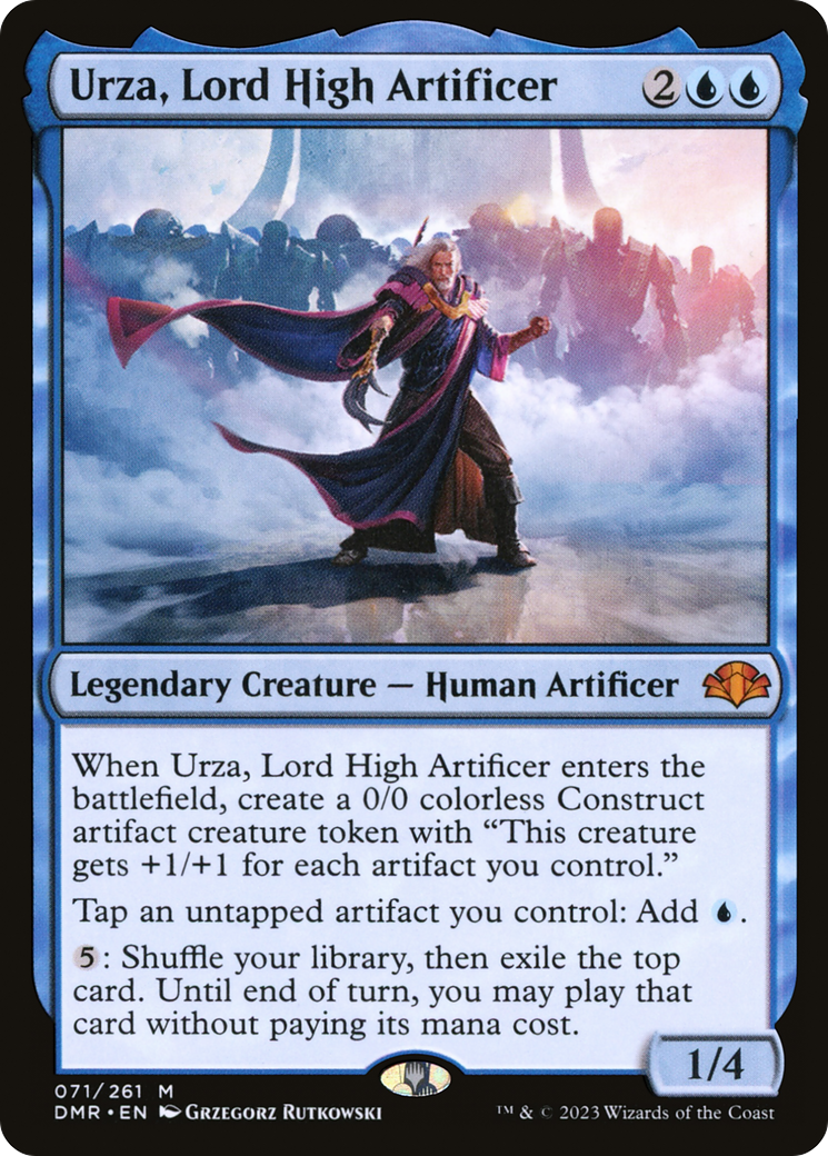 Urza, Lord High Artificer [Dominaria Remastered]
