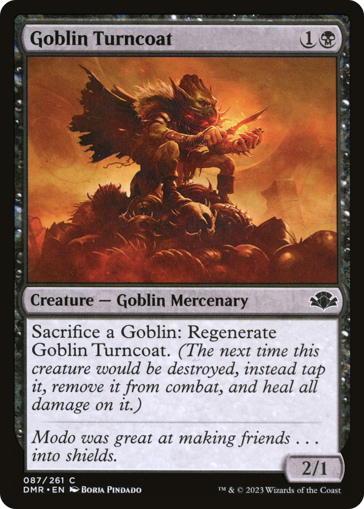 Goblin Turncoat [Dominaria Remastered]