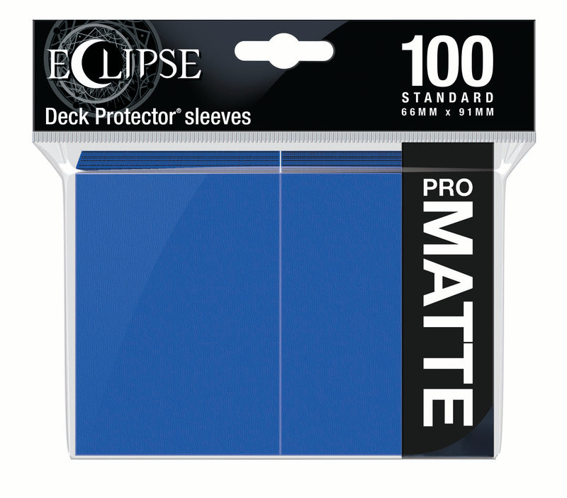 Ultra PRO: Standard 100ct Sleeves - Eclipse Matte (Pacific Blue)