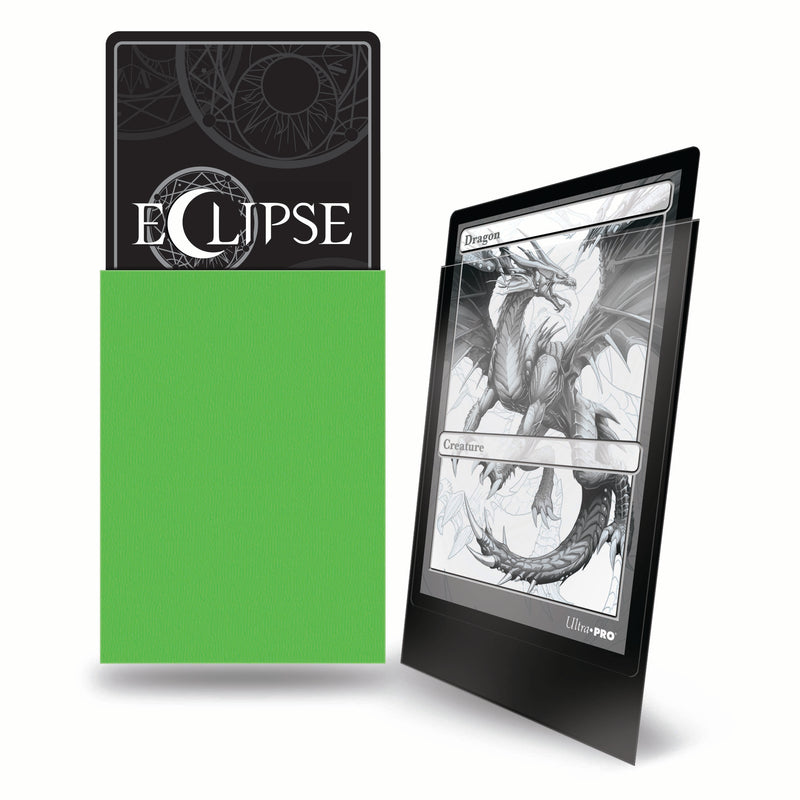 Ultra PRO: Standard 100ct Sleeves - Eclipse Matte (Lime Green)