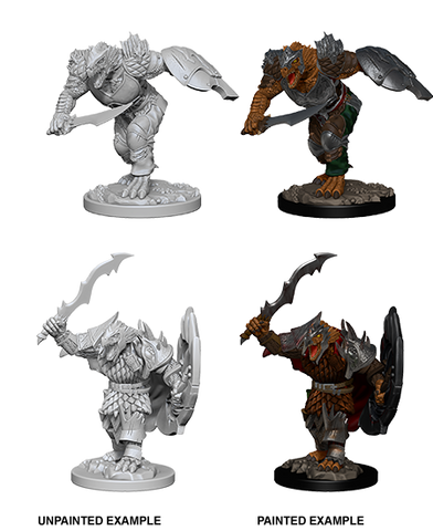 D&D Nolzur's Marvelous Unpainted Miniatures: W04 Dragonborn Male Fighter