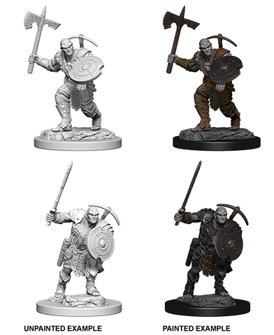 D&D Nolzur's Marvelous Unpainted Miniatures: W4 Earth Genasi Male Fighter