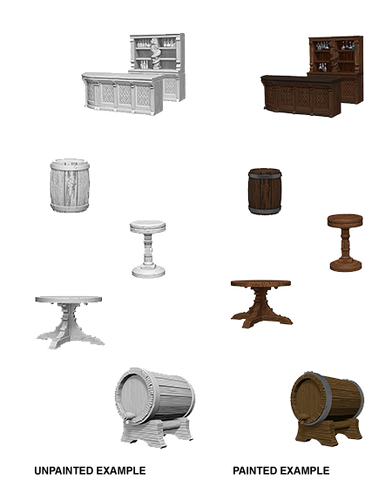 Pathfinder Deep Cuts Unpainted Miniatures: W04 Rusty Dragon Bar