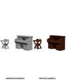 WizKids Deep Cut Unpainted Miniatures: W05 Desk & Chair