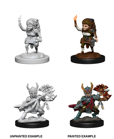 D&D Nolzur's Marvelous Unpainted Miniatures: W6 Female Halfling Fighter