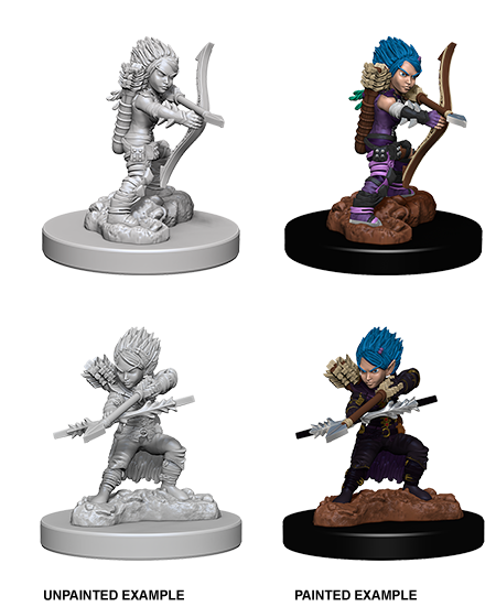 Pathfinder Deep Cuts Unpainted Miniatures: W06 Gnome Female Rogue