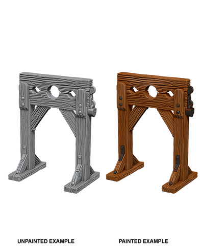 WizKids Deep Cut Unpainted Miniatures: W06 Stocks