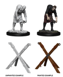 WizKids Deep Cut Unpainted Miniatures: W06 Assistant & Torture Cross