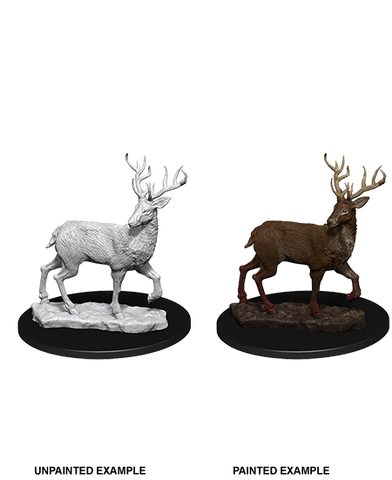 WizKids Deep Cuts Unpainted Miniatures: W07 Stag