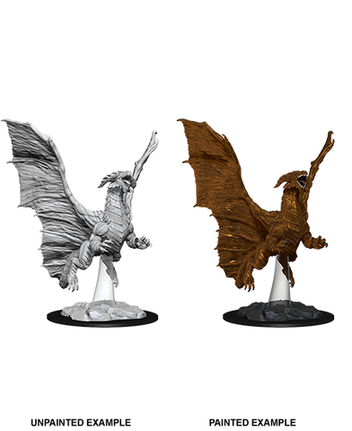D&D Nolzur's Marvelous Unpainted Miniatures: W08 Young Copper Dragon