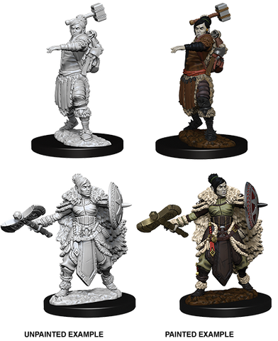 D&D Nolzur's Marvelous Unpainted Miniatures: W9 Female Half-Orc Barbarian