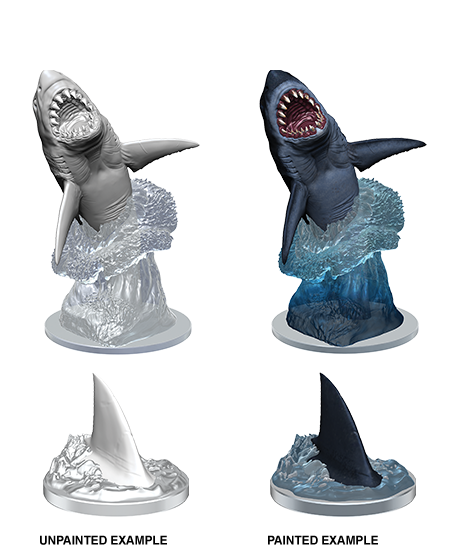 WizKids Deep Cuts Unpainted Miniatures: W09 Shark