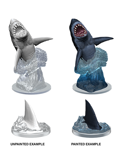 WizKids Deep Cuts Unpainted Miniatures: W09 Shark