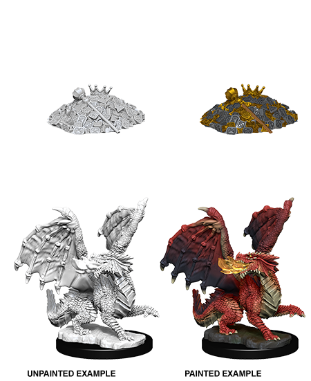 D&D Nolzur's Marvelous Unpainted Miniatures: W10 Red Dragon Wyrmling