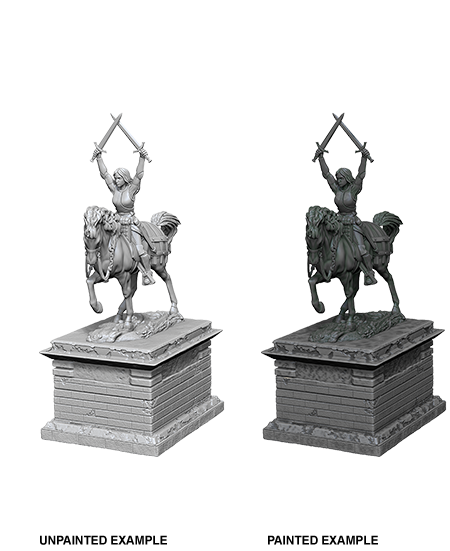 WizKids Deep Cut Unpainted Miniatures: W12.5 Heroic Statue
