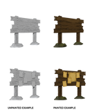 WizKids Deep Cut Unpainted Miniatures: W10 Bounty Board