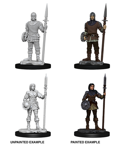 WizKids Deep Cut Unpainted Miniatures: W10 Guards