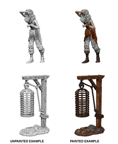 WizKids Deep Cut Unpainted Miniatures: W12.5 Hanging Cage