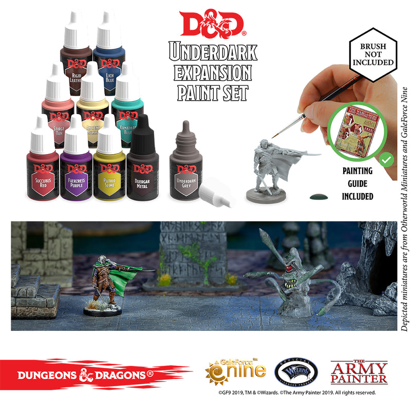 D&D Nolzur's Marvelous Pigments: Underdark Paint Expansion Set