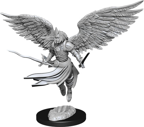 Magic the Gathering Unpainted Minis: W01 Aurelia Exemplar of Justice (Angel)