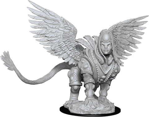 Magic the Gathering Unpainted Minis: W01 Isperia Law Incarnate (Sphinx)