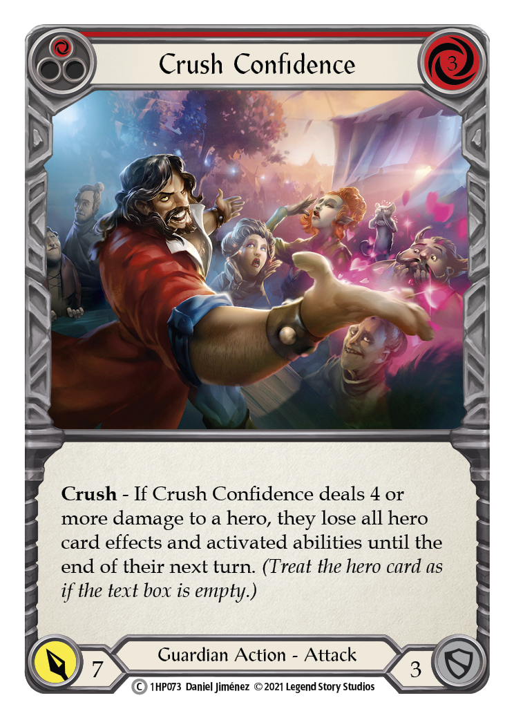 Crush Confidence (Red) [1HP073] (History Pack 1)