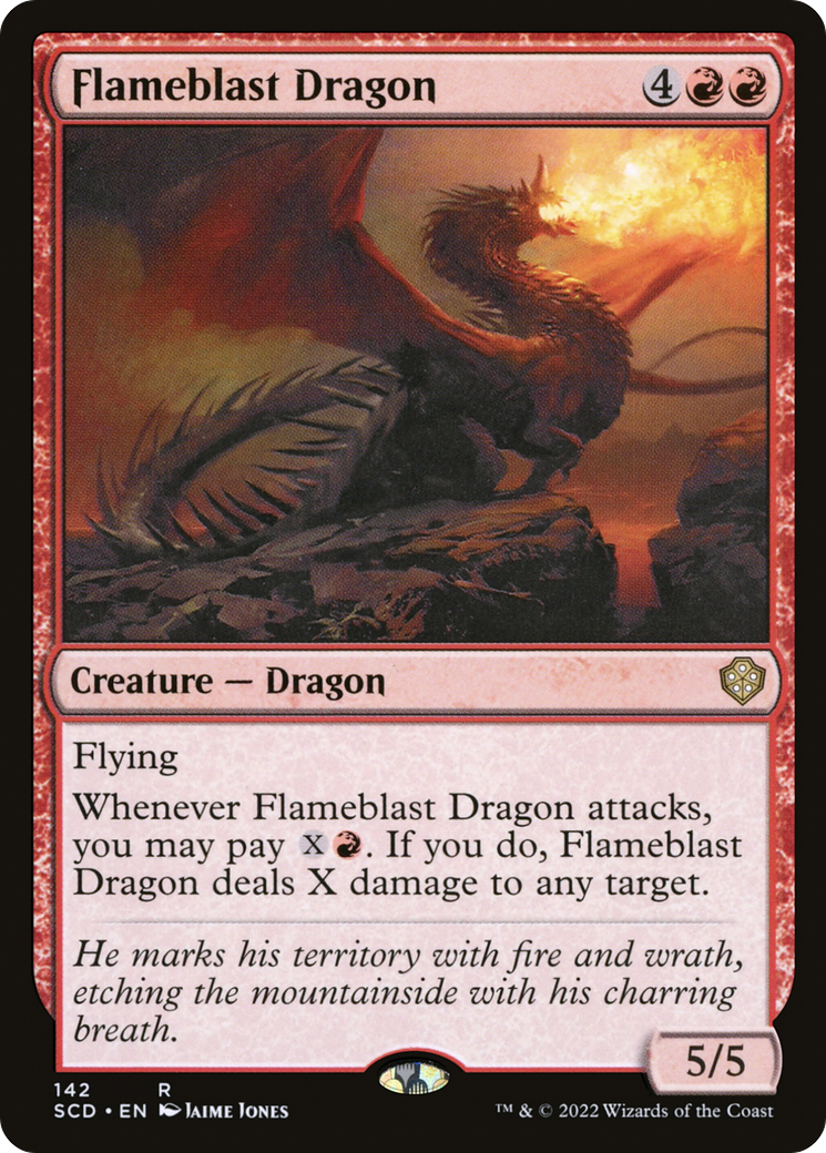 Flameblast Dragon [Starter Commander Decks]