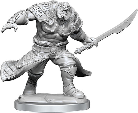 Magic the Gathering Unpainted Minis: W04 Zurgo Helmsmasher & Unyielding Krumar