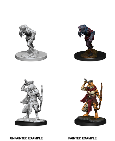 D&D Nolzur's Marvelous Unpainted Miniatures: W11 Wererat & Weretiger
