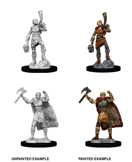 D&D Nolzur's Marvelous Unpainted Miniatures: W12 Female Human Barbarian