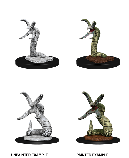 D&D Nolzur's Marvelous Unpainted Miniatures: W12 Grick & Grick Alpha