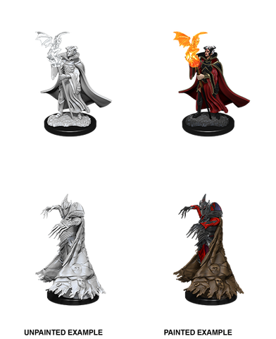 Pathfinder Deep Cuts Unpainted Miniatures: W12 Cultist & Devil