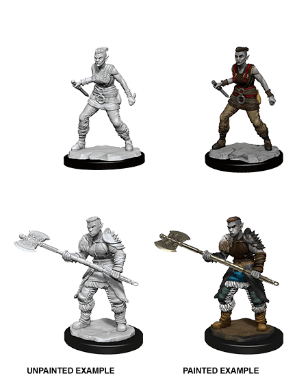 D&D Nolzur's Marvelous Unpainted Miniatures: W13 Orc Barbarian Female