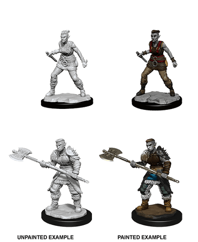D&D Nolzur's Marvelous Unpainted Miniatures: W13 Orc Barbarian Female