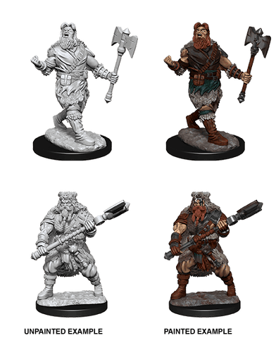D&D Nolzur's Marvelous Unpainted Miniatures: W14 Human Barbarian Male
