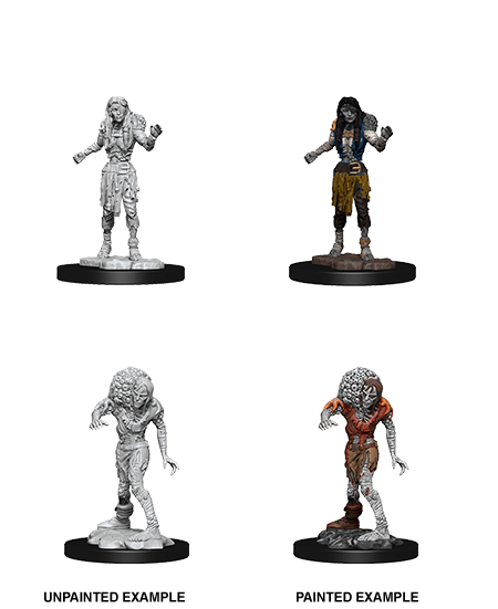 D&D Nolzur's Marvelous Unpainted Miniatures: W14 Drowned Assassin & Drowned Ascetic