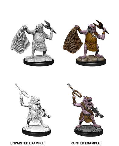 D&D Nolzur's Marvelous Unpainted Miniatures: W14 Kuo-Toa & Kuo-Toa Whip