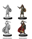 Pathfinder Deep Cuts Unpainted Miniatures: W14 Human Champion Female