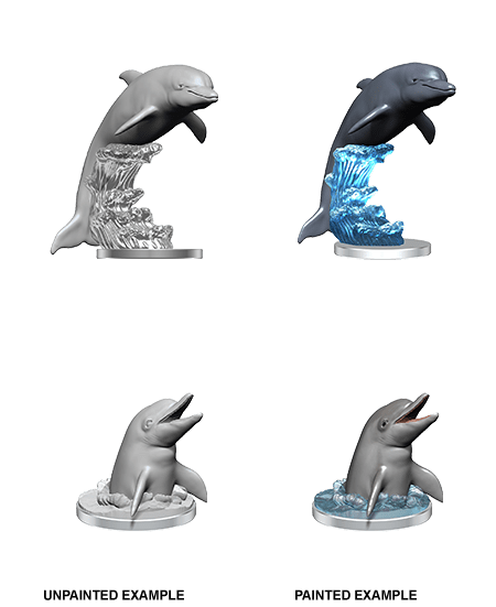 D&D Nolzur's Marvelous Unpainted Miniatures: W14 Dolphins