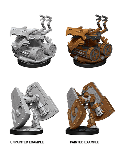 D&D Nolzur's Marvelous Unpainted Miniatures - W15 Stone Defender & Oaken Bolter