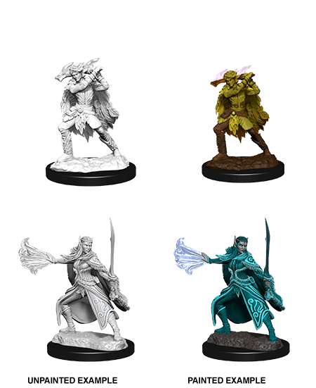 D&D Nolzur's Marvelous Unpainted Miniatures - W15 Winter Eladrin & Spring Eladrin