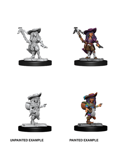 Pathfinder Deep Cuts Unpainted Miniatures: W15 Gnome Bard Female