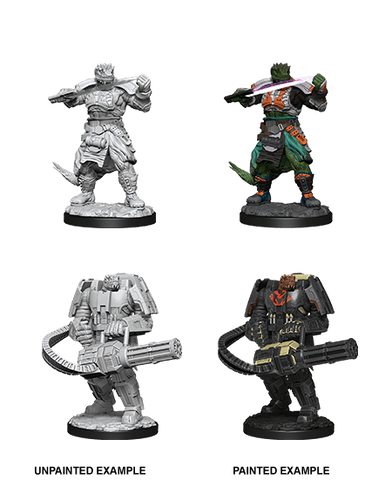 Starfinder Deep Cuts Unpainted Miniatures: W15 Vesk Soldier